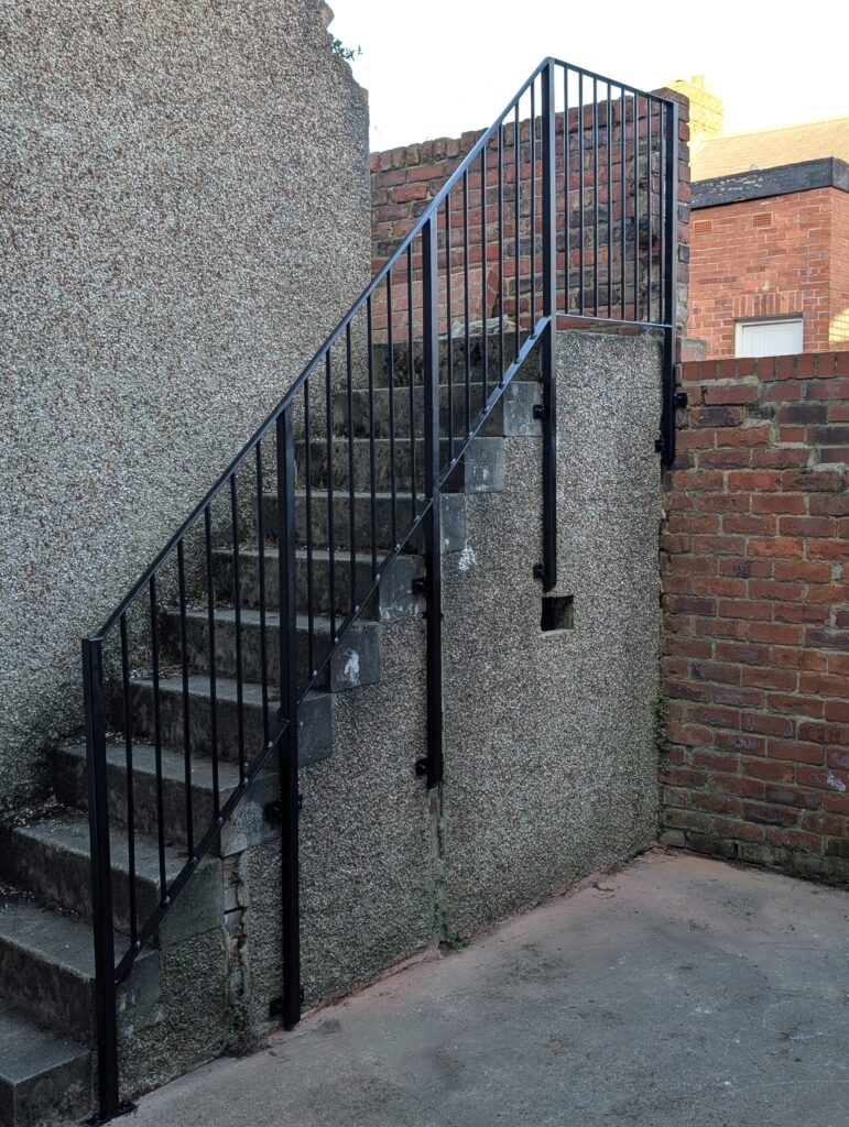 new black steel rail